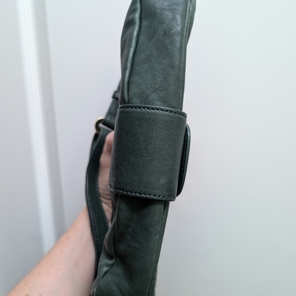 Badgley Mischka Green Leather Women's Bag - Picture 10 of 15